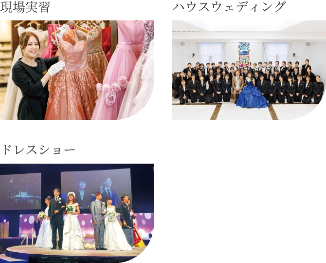 現場実習 ハウスウェディング ドレスショー