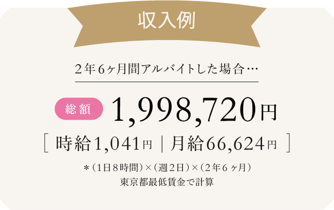 収入例 年間827,712円